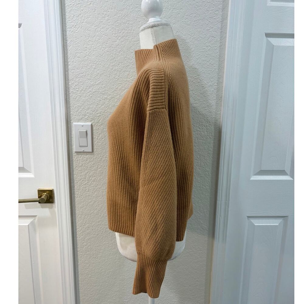 A.L.C. Helena Mock Neck Lambs Wool Cashmere Sweater - Picture 3 of 10